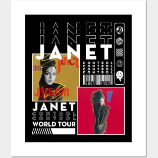 Janet Jackson Vintage Tour Concert Posters and Art